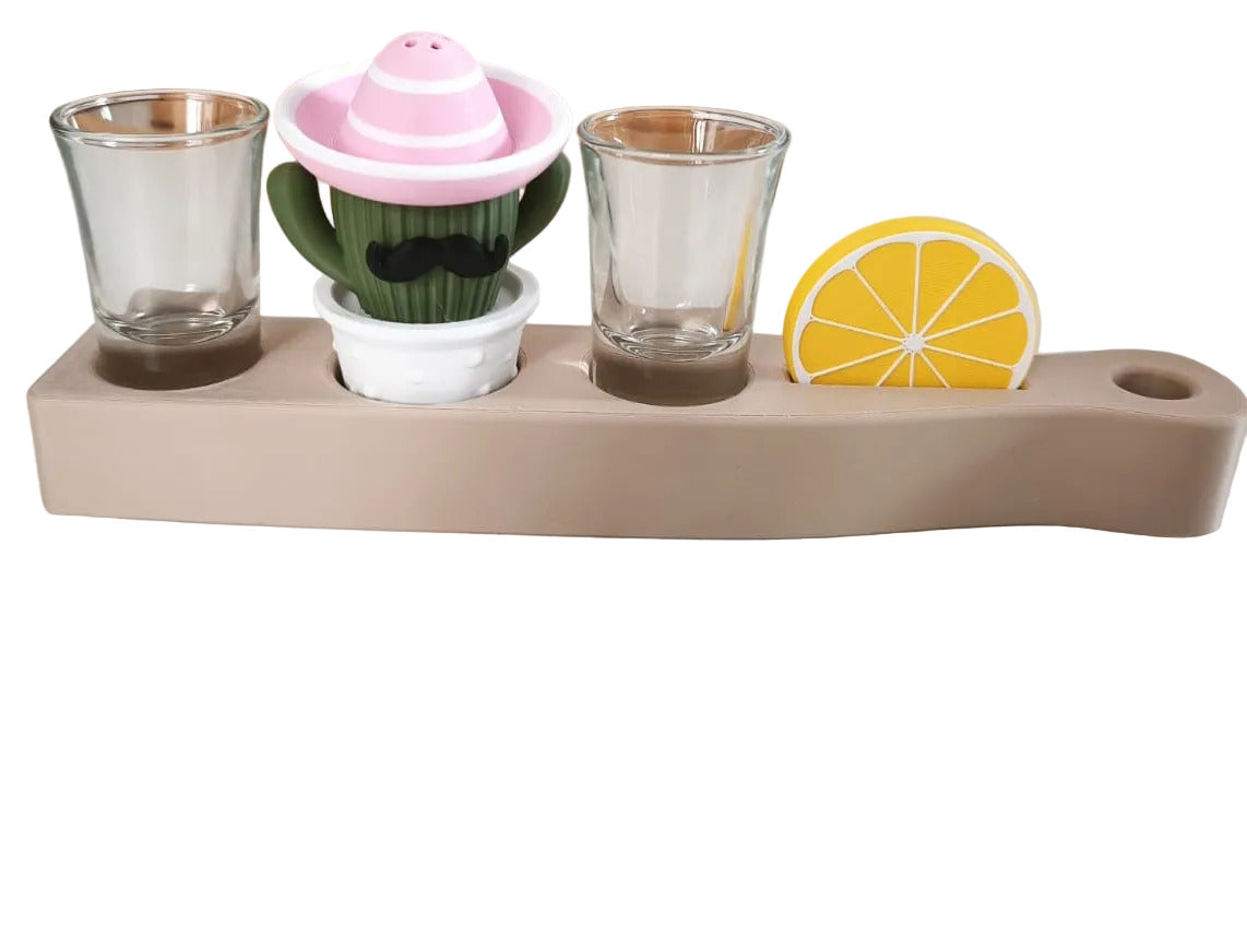 Tequila-Board „Viva la Fiesta“ mit Mr. Nacho
