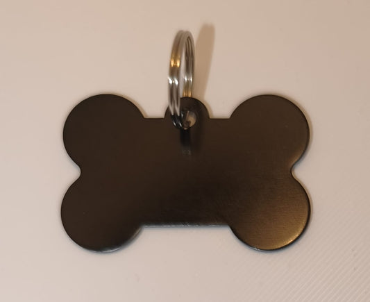 Personalisierte Hundemarke in Knochenform – Farbiges Edelstahl-DogTag mit Gravur