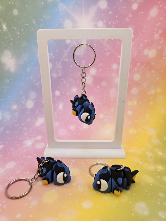 3D-gedruckter Schlüsselanhänger „Doktorfisch"