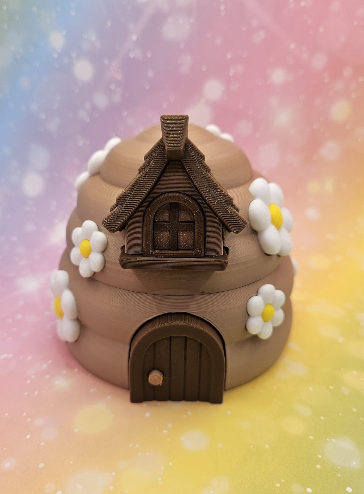 3D-gedruckter Bienenstock mit Bienen-Set