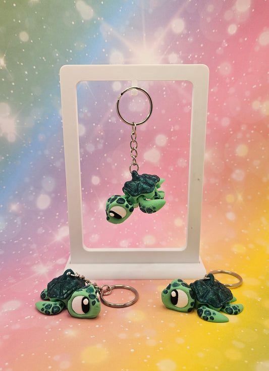 3D-gedruckter Schlüsselanhänger "Meeresschildkröte"