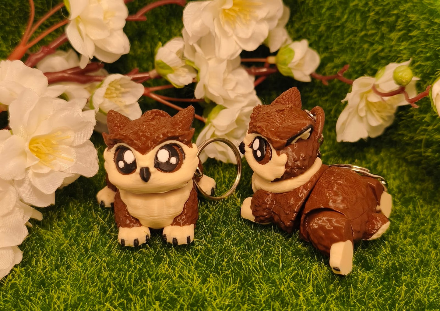 Mythischer Eulenbär – Dein flauschiger Wächter im Taschenformat (3D-Druck)