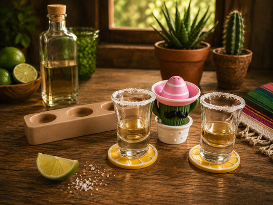 Tequila-Board „Viva la Fiesta“ mit Mr. Nacho
