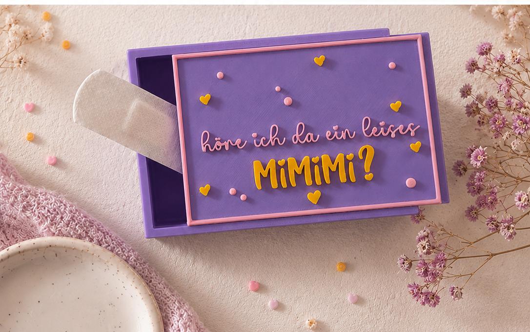 3D-gedruckte Notfall-Box & MiMiMi-Dose – Praktische Aufbewahrung für Pflaster & Tabletten