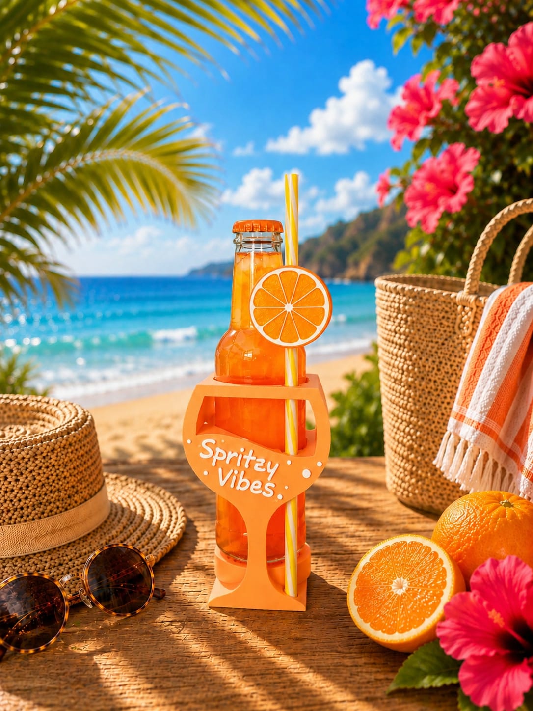 Vibe-Glass Flaschenhalter „Summer Edition“